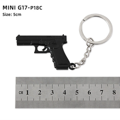 Alloy P92 Model G17 Sand Eagle Left Wheel Keychain cb2c0e0a 81d2 47ec 9338 303191cbf663
