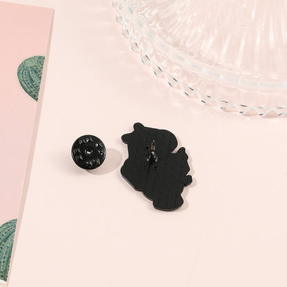 Little Mouse Toilet Reading Newspaper Shape Pin Brooch cb2ea504 11c2 4ca5 b520 1c83e57646c0