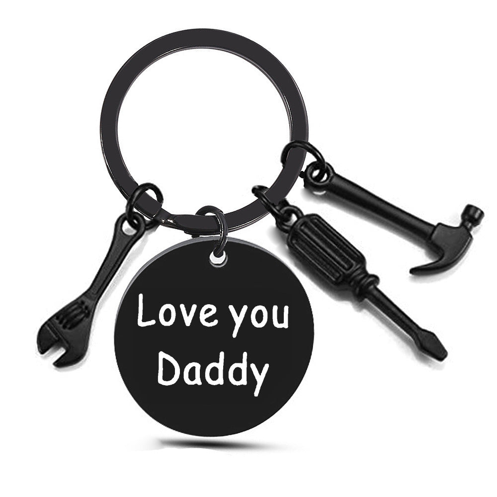 Father's Day Keychain Stainless Steel Hammer cb301657 0796 4db0 97ee 5073100cbe04