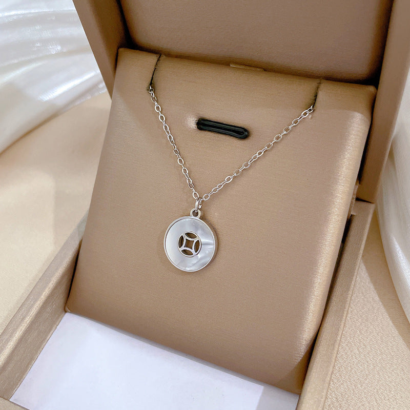 Beimu Coin Women's Simple Short Collar Chain cb5f9979 446e 427e bffb 00aea8f6d7fc