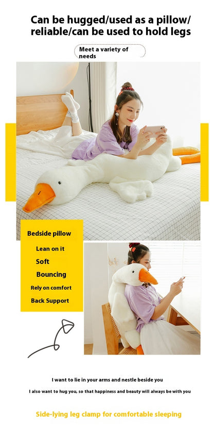 Cute Big White Geese Pillow Plush Toy cb674f75 d459 4826 8691 ad857753d3bf