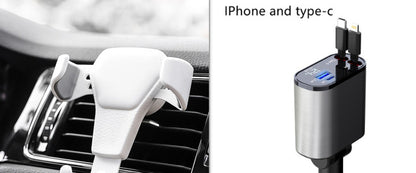 Metal Car Charger 100W Super Fast Charging Car Cigarette Lighter USB And TYPE-C Adapter cb713eb9 bbb0 45b9 a150 63e676ce5601