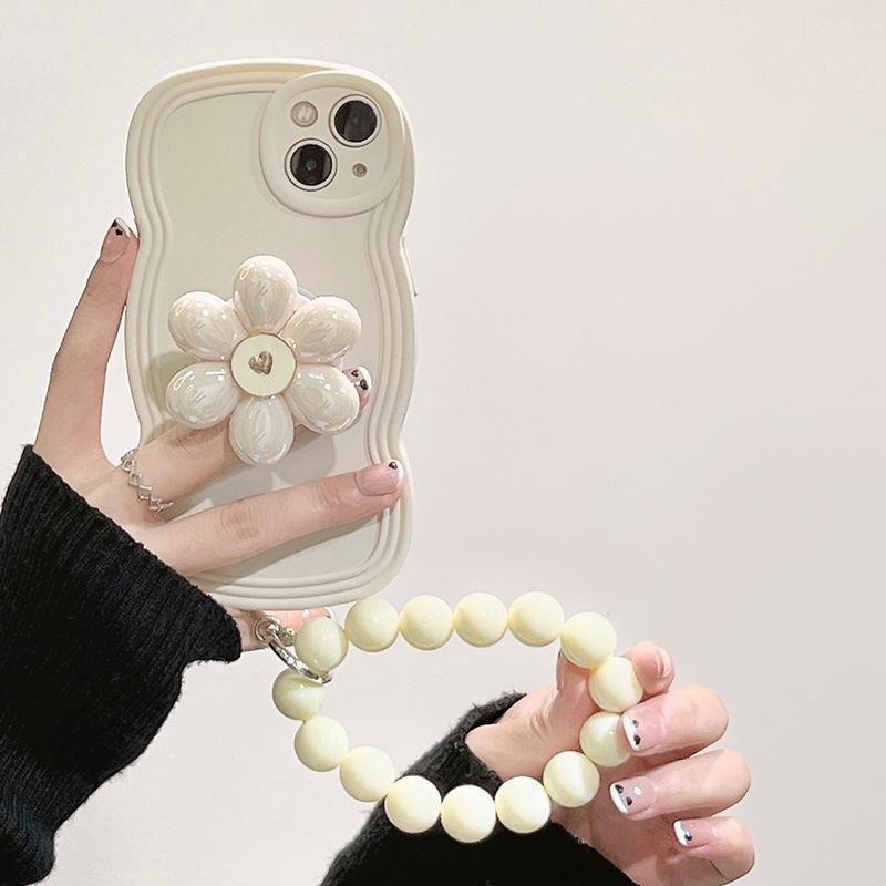 Ladies Temperament Flower Stand Phone Case cb7c70a7 2199 4316 b61e 5a1dfa83597d