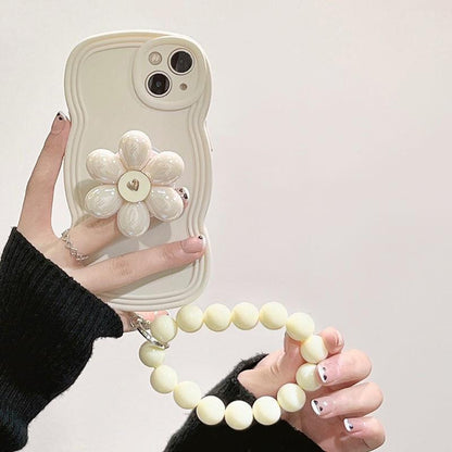 Ladies Temperament Flower Stand Phone Case cb7c70a7 2199 4316 b61e 5a1dfa83597d