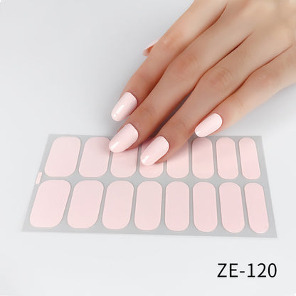 Solid Color Waterproof Nail Stickers cb7f216b f93b 4ad2 a6e3 af17f9effc6d