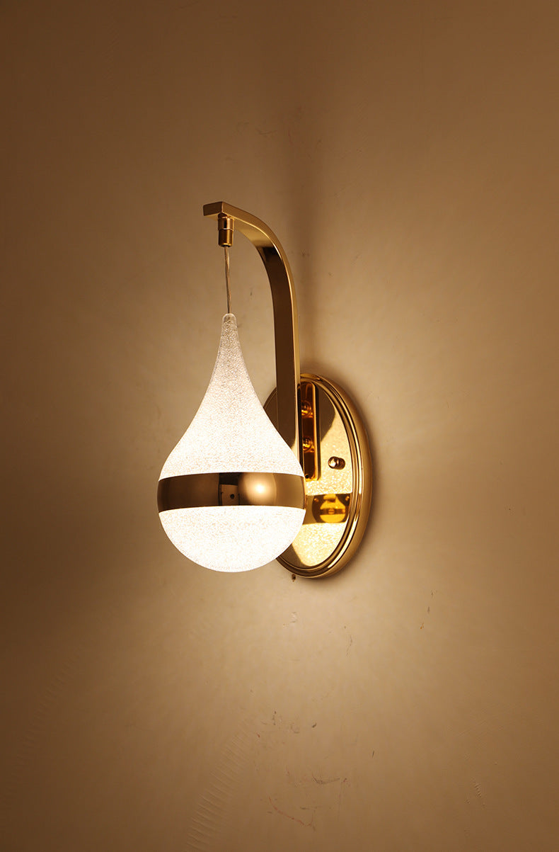 Bedside LED Drop-shaped Wall Lamp Bedroom Simple Acrylic cb82acde 059c 4e2f b1f4 b46600600c8f