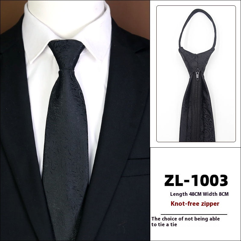 Men's Formal Wear Business Zipper Tie-free cb85bb0a 741a 4d0a 99be c50e1284997b trans