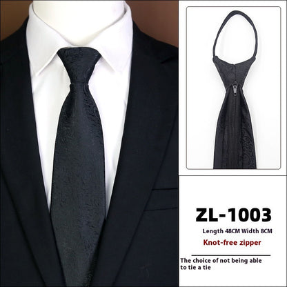 Men's Formal Wear Business Zipper Tie-free cb85bb0a 741a 4d0a 99be c50e1284997b trans