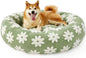 Lesure Cat Beds For Indoor Cats - Round Cat Bed Donut Small Dog Bed Calming Pet Beds, Cute Modern Beds With Jacquard Shaggy P