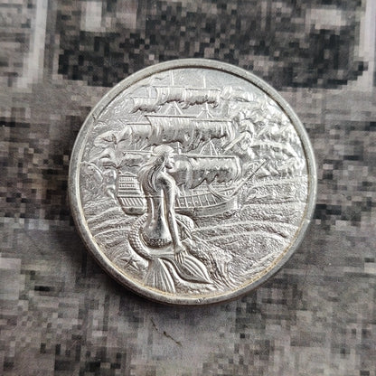 American Pirate 7 Series Morgan Siren Skull Commemorative Coin Factory
