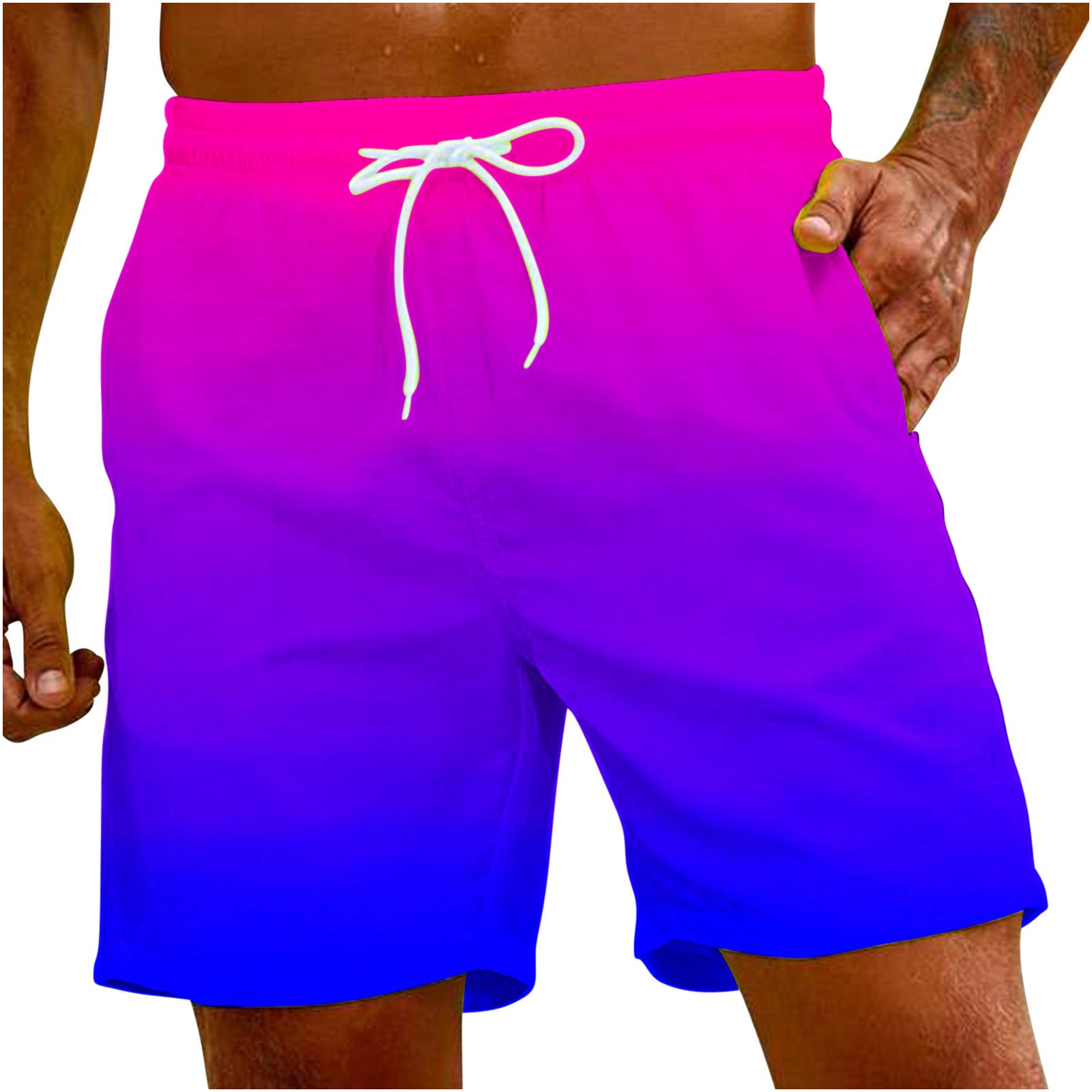 Loose Casual Men's Solid Color Beach Pants cb9d27b9 4ad4 477b 9593 31dcaba20f70