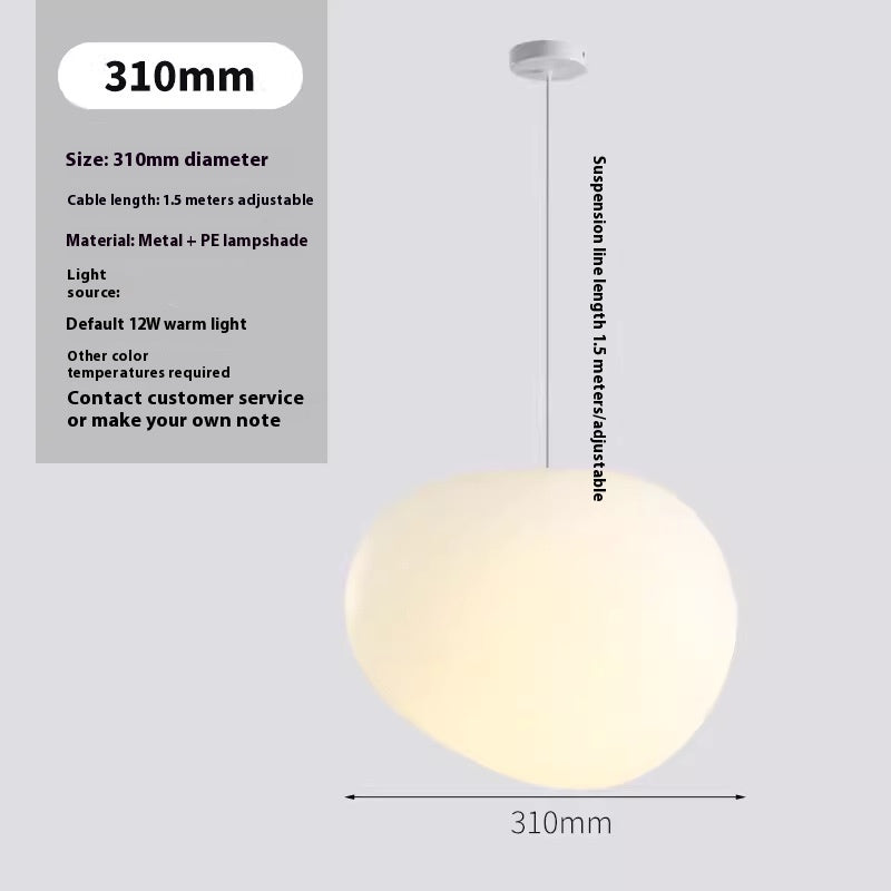 Simple Milky White Pebble Chandelier Restaurant Window Shop Light cb9de683 4e7c 4131 af90 86e1af8e42aa trans
