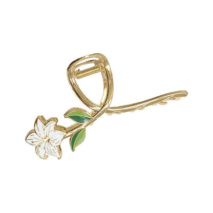 Super Fairy High-end Gardenia Flower Clip Exquisite Hair Clip cbcedf8f 6cc1 4b83 a589 b169d92b5e18