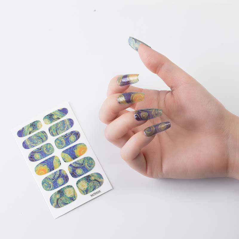 Nail Sticker European And American Oil Painting Art cbd36e0f c045 447c a7e3 61a47d3b6adb