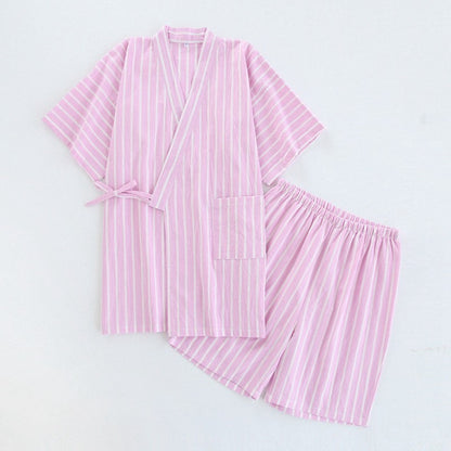 Washed Cotton Thin Striped Pajamas cbe5cd40 c66f 4cf7 9b3c 50ebbaef33a4