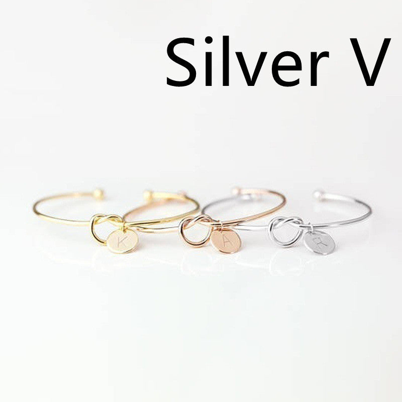 European And American Fashion Dead Knot Letter Bracelet cbe6dc50 c60c 456f aeda e1d8aca8d929