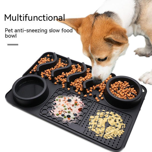 Dog Silicone Licking Pad Pet Licking Mat Silicone Smelling Mat Multifunctional Food Bowl Pets Supplies cbffdf24 0b63 4da3 bb9