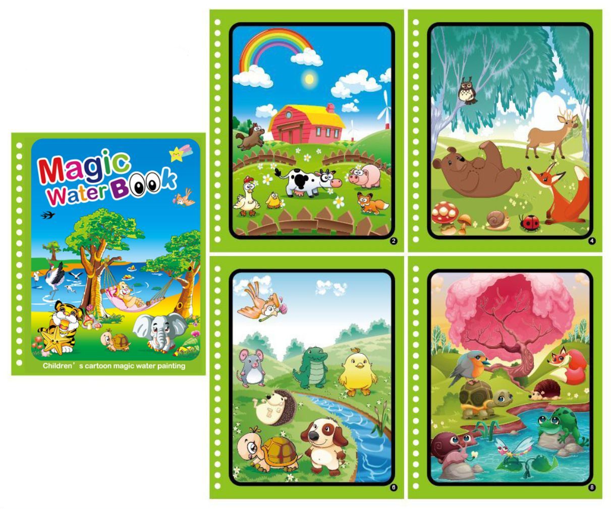 Children's Puzzle Repeated Graffiti Water Handmade Picture Book cc2937ca f229 4d3e 8774 60f94db11746