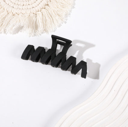 Dark Coffee Color Ladies Hairpin Temperament Pure Color Hair Jaw Clip cc377da8 d93c 45d6 99bf da3250ebe766