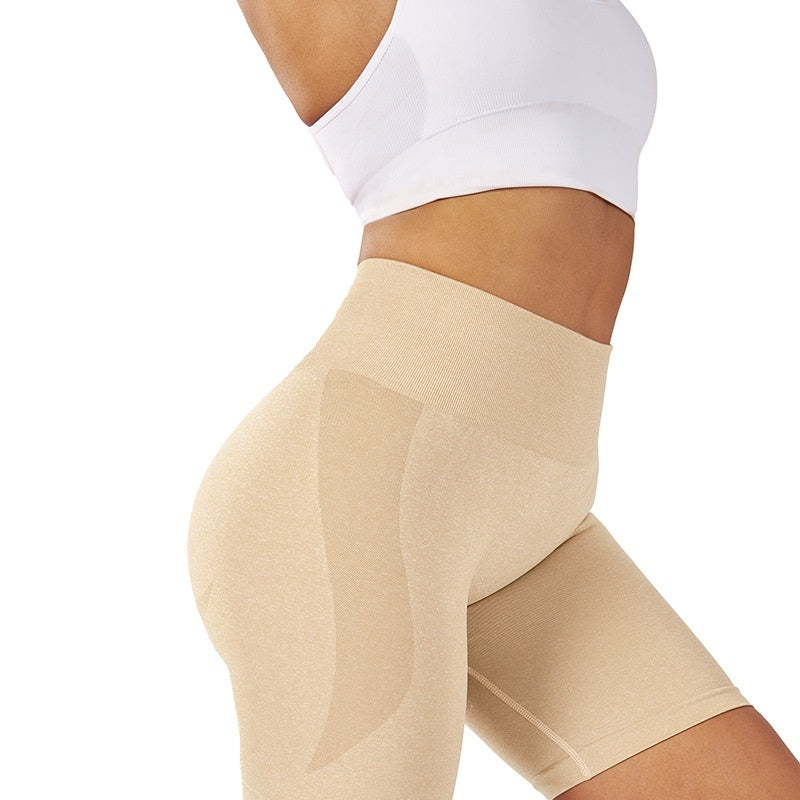 Yoga Shorts Women's Elastic Quick-drying Breathable Sports Shorts cc4488e6 899e 4aa5 b68b d2934a866b01