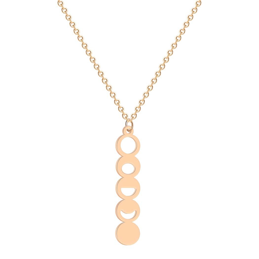 Women's Moon Phase Shape Space Themed Pendant Necklace cc4a90c8 2fb8 4b5f a3d1 fc48708f35f9