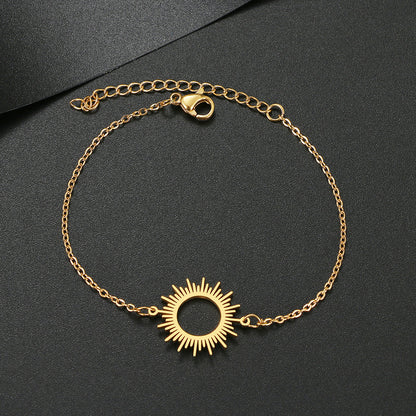 Sun Flower Type Stainless Steel Bracelet cc5dc469 9179 40a5 93f2 f9cc535beb5f