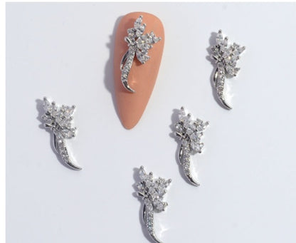 Nail Ornament Zircon Flower Tassel Chain cc5e8578 5508 4d8c ae78 38d974eaf462