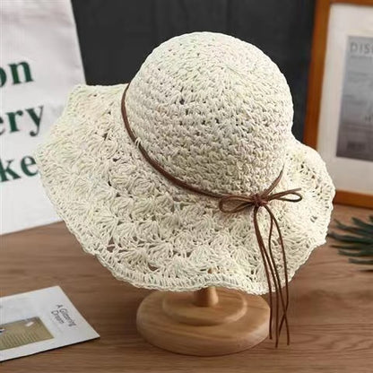 Fashionable Handmade Crochet Straw Hat cc5f1993 240b 45c3 a37e 1f43e429ba1d