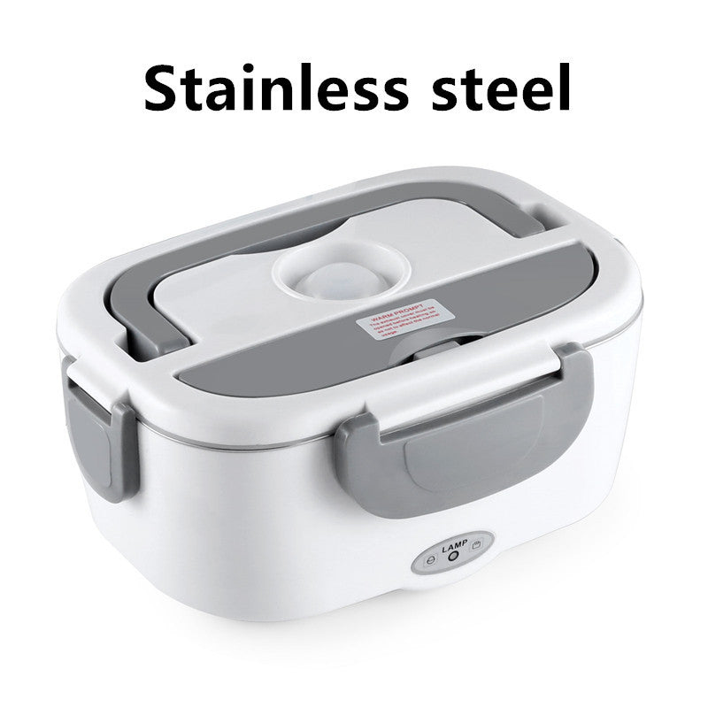 Kitchen Electric Heated Lunch Box Stainless Steel School Car Picnic Food Heating Heater Food Warmer Container cc7028b7 1290 4