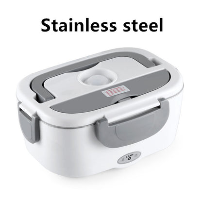 Kitchen Electric Heated Lunch Box Stainless Steel School Car Picnic Food Heating Heater Food Warmer Container cc7028b7 1290 4