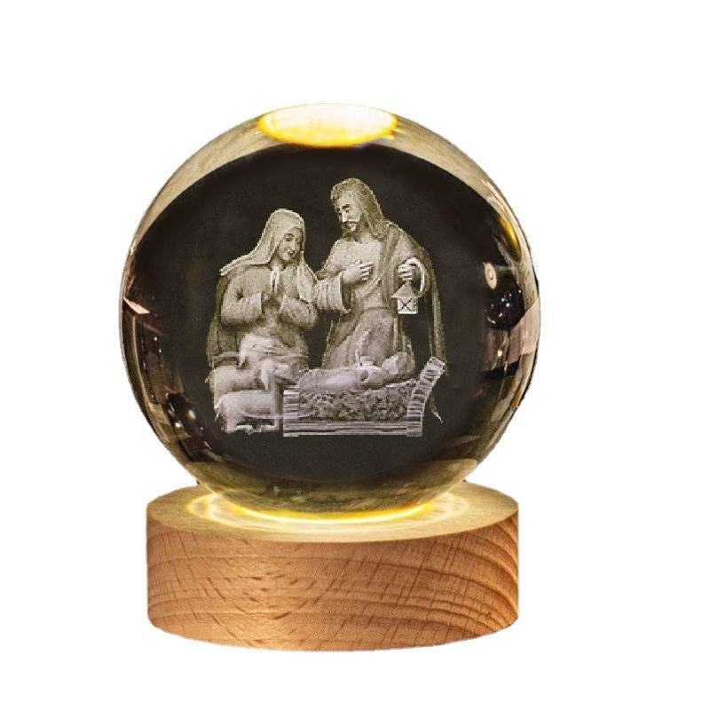 Creative Glow Crystal Cross Church Office Desk Surface Panel Ornaments cc7d3669 4120 464c 8e0d df5b56d85897