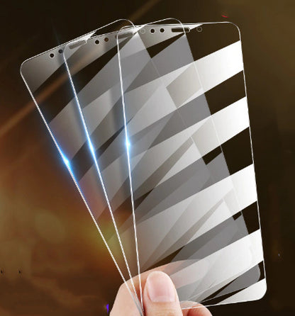 Tempered Film Fine Hole Half-screen Non-full Screen Scratch-resistant White Film - 图片 10