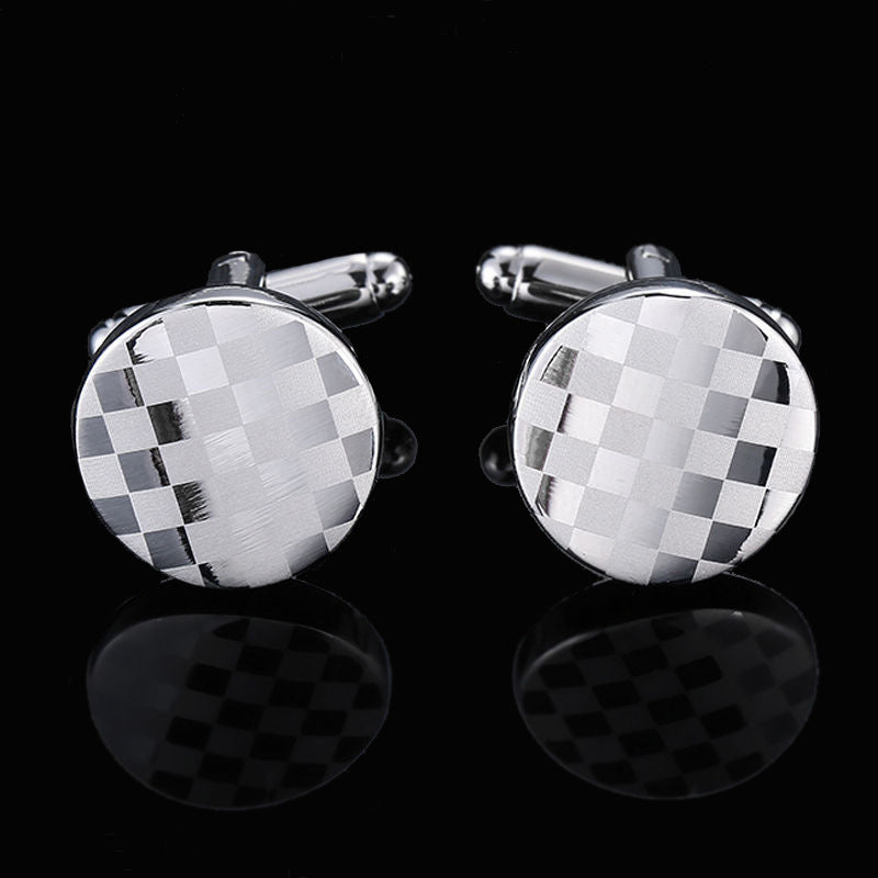 Men's Shirt French Cufflinks High Quality Enamel Vintage Pattern Laser Metal Cube Cufflinks cc906951 94ae 47fe 951f f82b0ad8d