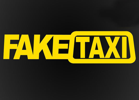 Fake Taxi Drifting Sign Funny Car Sticker ccc78bbf 91c1 4f38 a34a cd5940eb5ad8