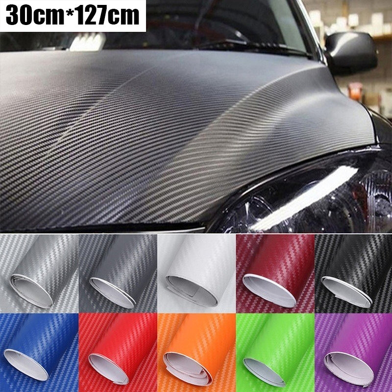 3D Stereo Carbon Fiber Stickers Car Body Interior And Exterior Decoration Change Decoration - HD Wireless Product #2