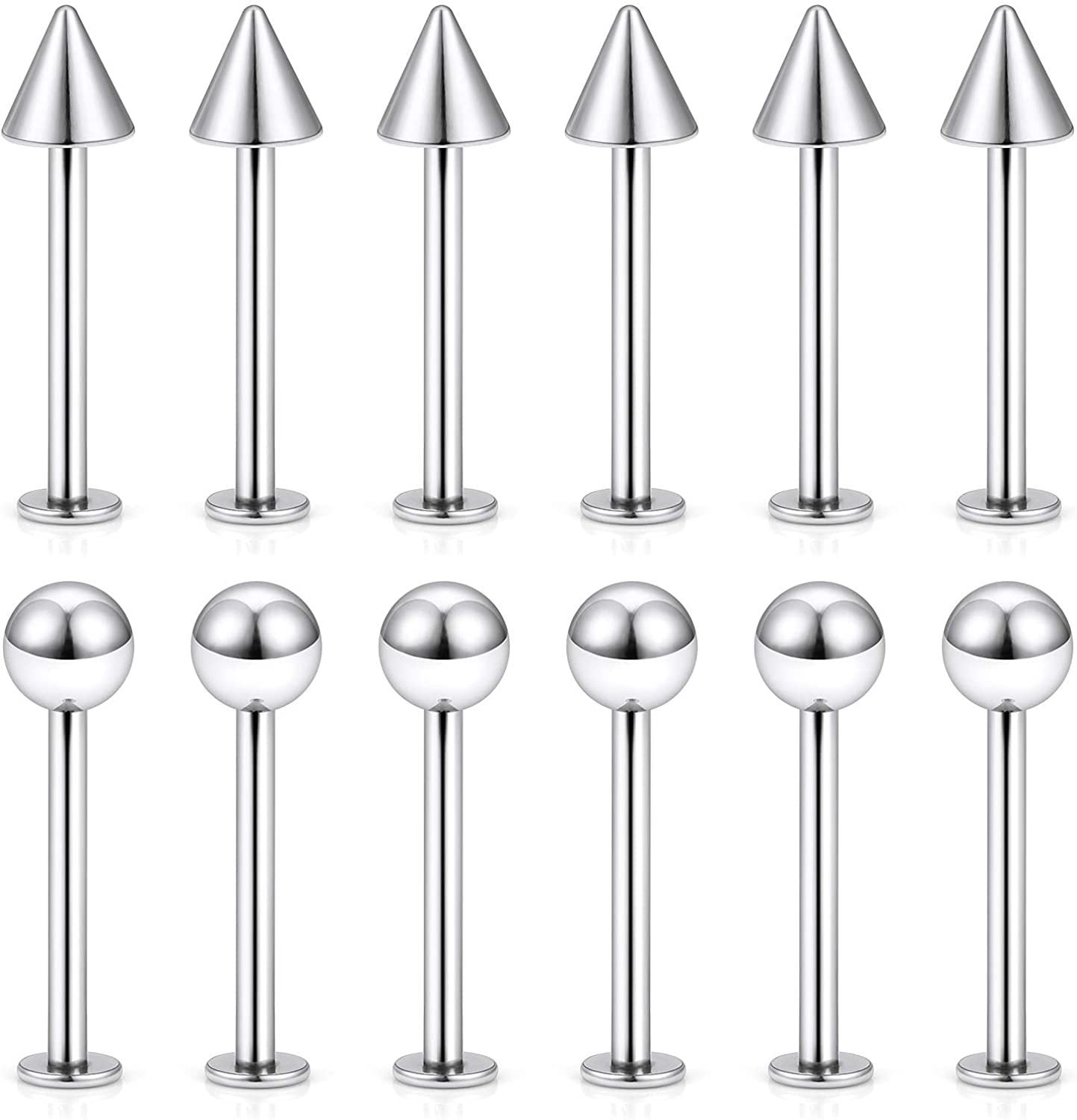 Men's And Women's Titanium Steel Flat Bottom Rod Lip Nails ccf87c2c 0333 471a 90f1 42c180616f93