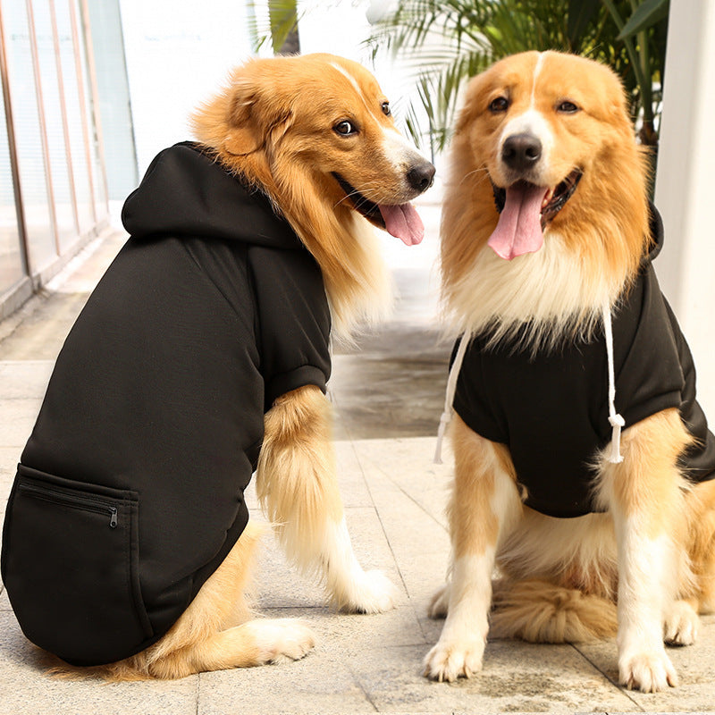 Fashion Pet Dog Simple Zipper Pocket Sweater cd148194 d735 41ca b80b 7ba7f42fa817
