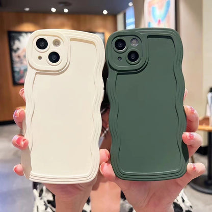 Big Wave Simple Anti-fall Advanced Color Phone Case cd34d7b4 b210 43e6 b09a a4172fe47a7e
