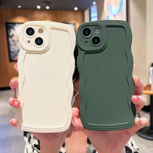 Big Wave Simple Anti-fall Advanced Color Phone Case cd34d7b4 b210 43e6 b09a a4172fe47a7e