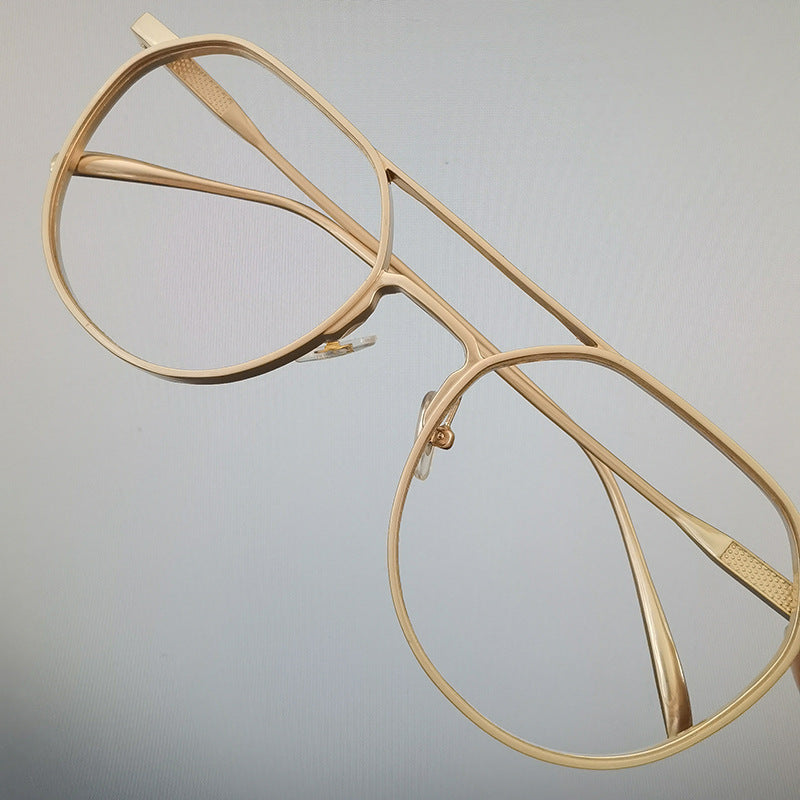 Men's Metal Double Beam Vintage Round Frame Sunglasses cd38822c 6aa3 4ddb b617 17e859ce1d4c