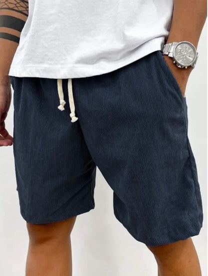 Lace-up Corduroy Men's Shorts Casual Pants cd3de292 36e2 4b2c aef7 f044f5549d65 trans