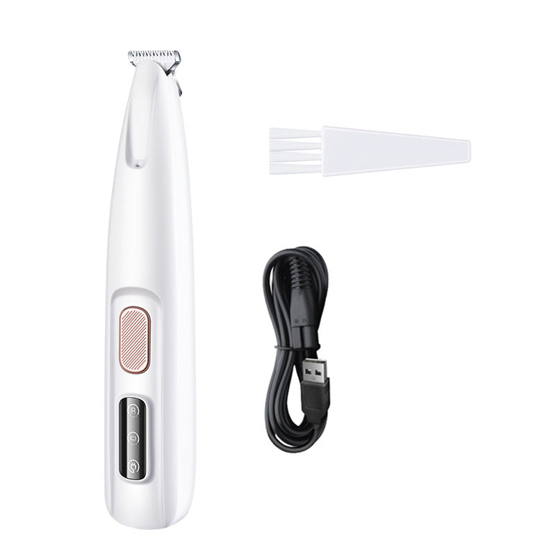 Pets Dog Paw Trimmer With LED Light Fully Waterproof Pet Hair Trimmer With LED Display Dog Clippers For Grooming Widen Blade 