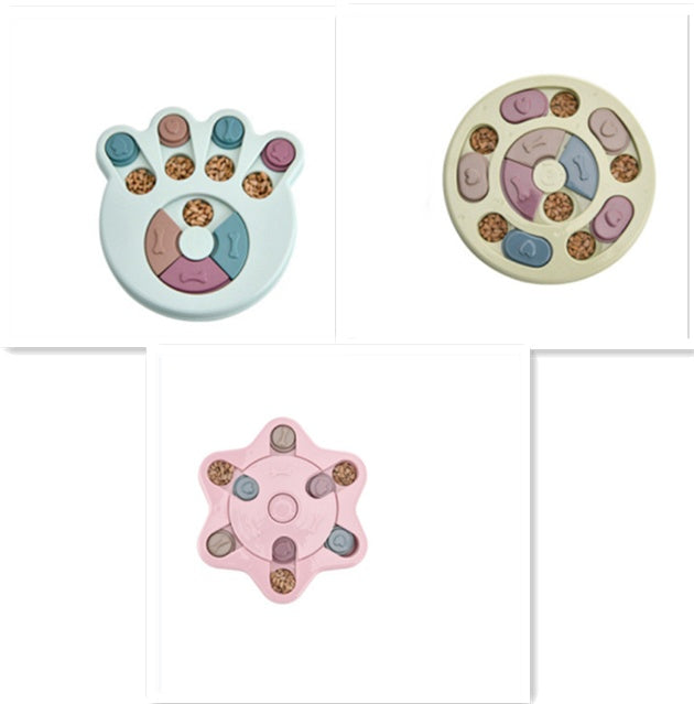 Dog Puzzle Toys Increase IQ Interactive Slow Dispensing Feeding Dog Training Games Feeder For Small Medium Dog Pet Training T