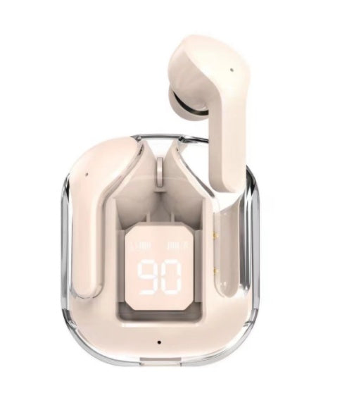 New Mini Transparent Wireless Bluetooth Headset Digital Display ENC Noise Reduction True Wireless Sports Music cd8ac036 531b 