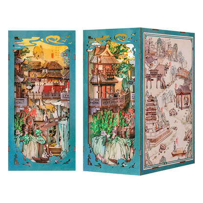 Dongpo Zhiyi Diy Wooden 3d Stereo Hand-assembled Book Stand Model Building Toy cd8e8045 24a6 4d0f 8622 b75f0e876690