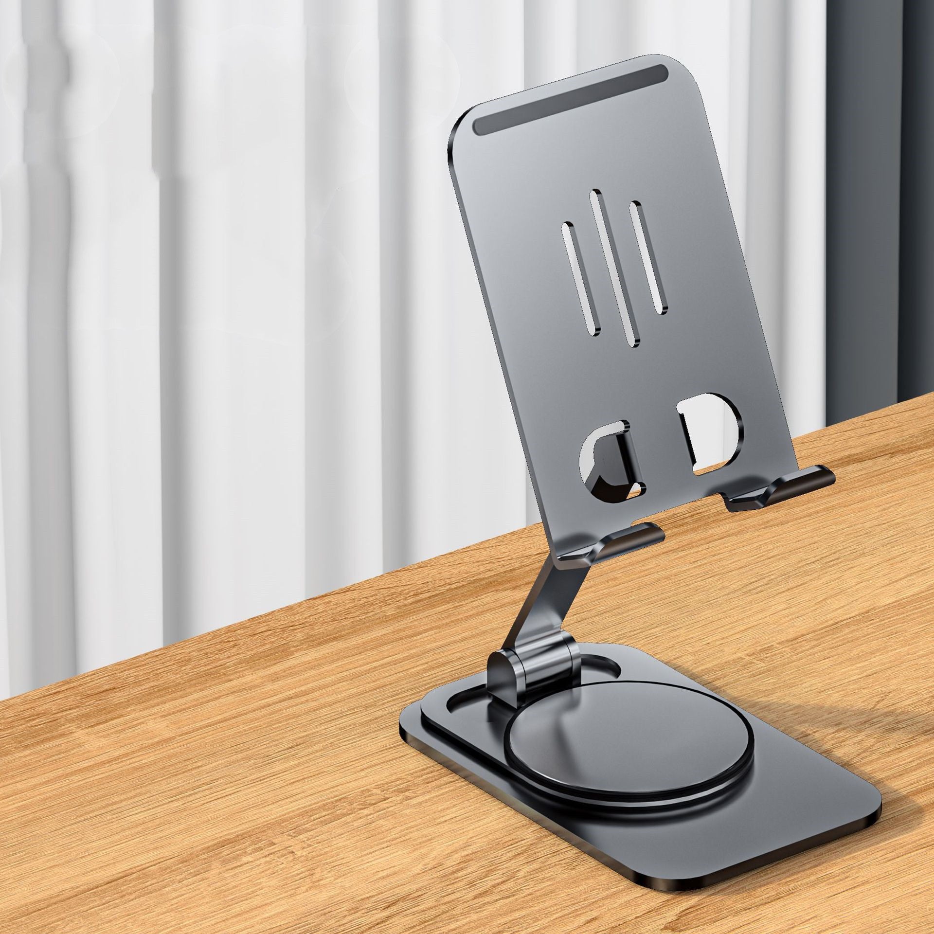 Metal Aluminum Alloy Rotating Mobile Phone Bracket Foldable Desktop - 图片 9