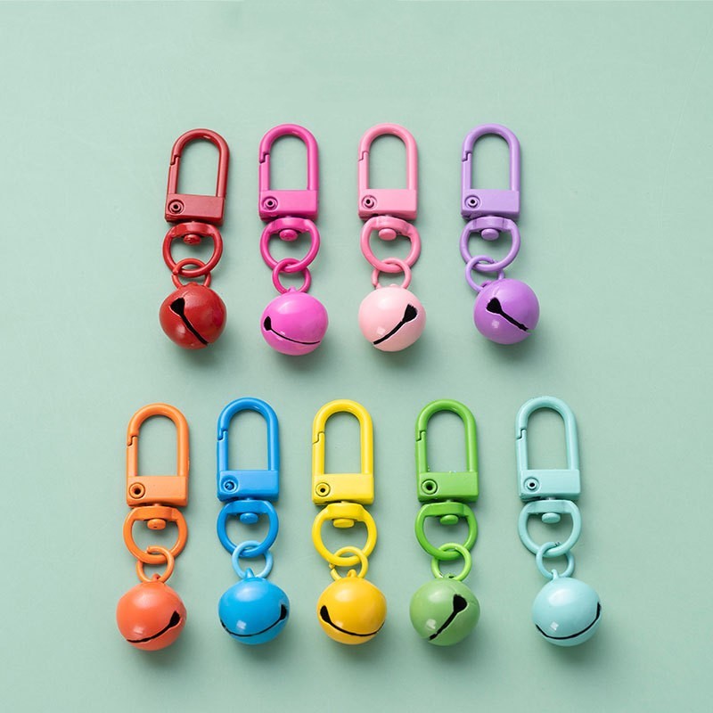 Candy Colored Bell Keychain Pendant cda90261 d22d 4f75 84b6 6e3148c33dcf