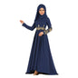 Muslim Embroidered High Waist Ethnic Elegant Graceful Slim Dress cdac6ef2 4996 4632 b637 716b39f570f4