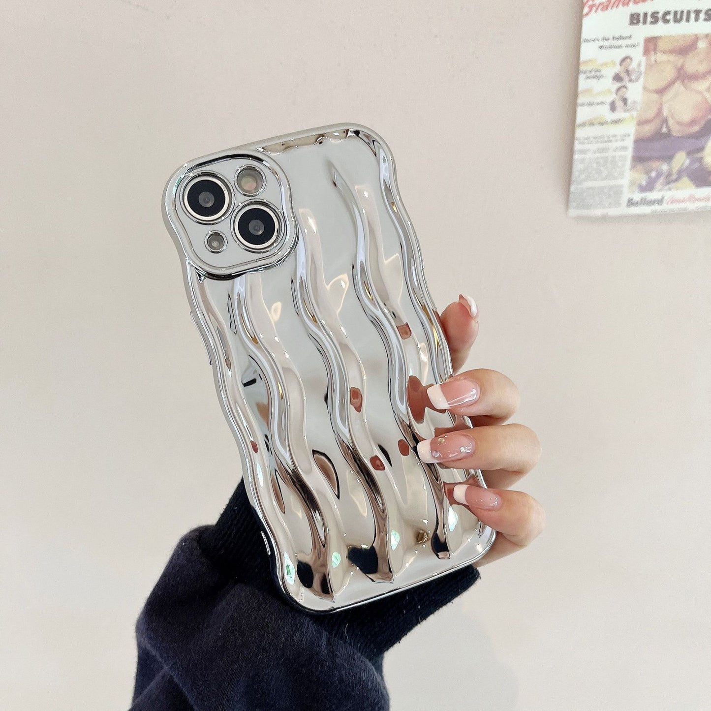 Electroplating Water Ripple Suitable Phone Case Solid Color cdadf737 7159 43de b768 92d9e2ff8dfb