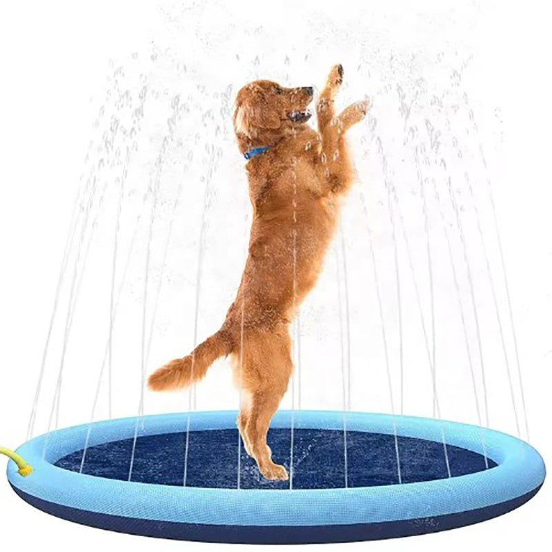Dog Sprinkler Outdoor Toys Dog Swimming Mat Anti-Slip Dog Pool Splash  Pad cdafa6cc 2b03 46e1 b940 b99598d887ff